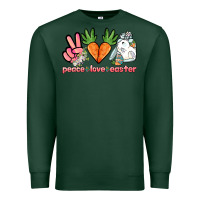 Sports Green Peace love Easter Day Premium Sweatshirt - HowdyJamesFarm