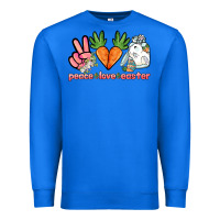 True Royal Peace love Easter Day Premium Sweatshirt - HowdyJamesFarm