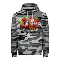 Slate Camo merry christmas truck gnomies Premium Hoodie - CowGirlArtShop