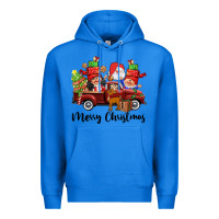 True Royal merry christmas truck gnomies Premium Hoodie - CowGirlArtShop
