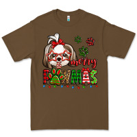 Cacao merry pawmas christmas shih tzu Premium Tee - Jasminsmagicworld