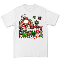 White merry pawmas christmas shih tzu Premium Tee - Jasminsmagicworld