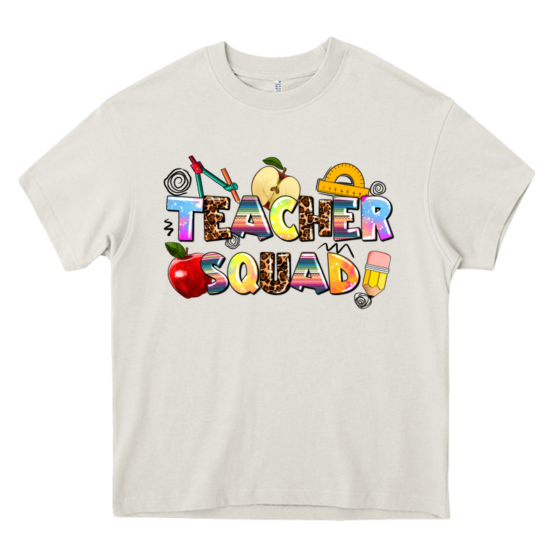 Teacher Squad Heavy Core Tee by AdoDesignShop | Teevron