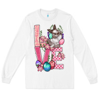 White Love Easter Long Sleeve Tee - BundleAndBundleShop