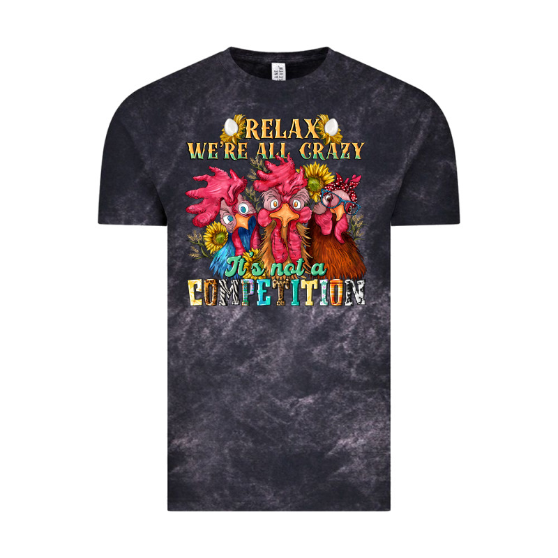 Relax Were All Crazy Its Not A Competition Nca Vintage Tee by NancyCooperArtShop | Teevron