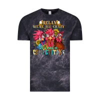 Cloud Black relax were all crazy its not a competition nca Vintage Tee - NancyCooperArtShop