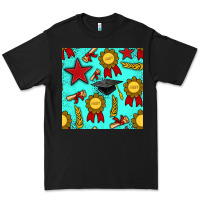 Black graduation seamless pattern Premium Tee - BundleAndBundleShop