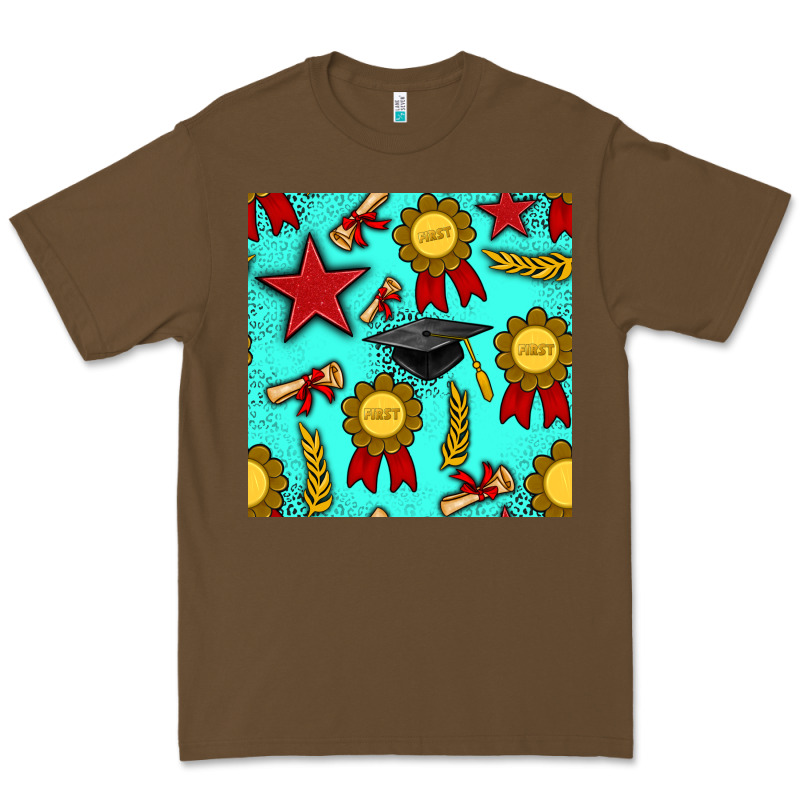 Graduation Seamless Pattern Premium Tee by BundleAndBundleShop | Teevron