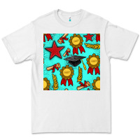 White graduation seamless pattern Premium Tee - BundleAndBundleShop
