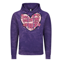 Cloud Purple my valentine has paws Vintage Hoodie - MaliasSmallBusiness