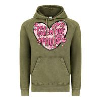 Vintage Olive my valentine has paws Vintage Hoodie - MaliasSmallBusiness