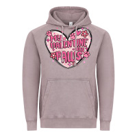 Vintage Zinc my valentine has paws Vintage Hoodie - MaliasSmallBusiness