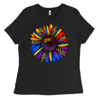 Black pride sunflower Ladies Tee - JahusDesignShop