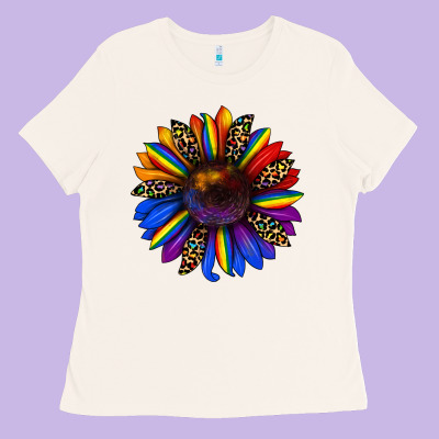 Pride Sunflower Ladies Tee Designed By Jahusdesignshop