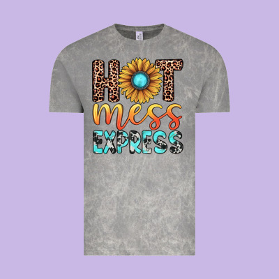 Hot Mess Express Vintage Tee Designed By Jahusdesignshop