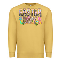 Antique Gold Easter Day with rabbit Premium Sweatshirt - HowdyJamesFarm