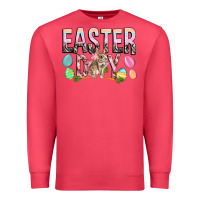 Cardinal Easter Day with rabbit Premium Sweatshirt - HowdyJamesFarm