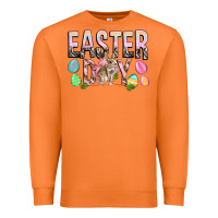 Carrot Easter Day with rabbit Premium Sweatshirt - HowdyJamesFarm