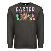 Smoke Easter Day with rabbit Premium Sweatshirt - HowdyJamesFarm