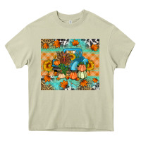 Mossy Thanksgiving Truck With Turkey Heavy Core Tee - Artiststas