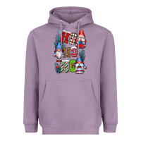 Lavender ho ho ho gnomes Heavyweight Hoodie - CowGirlArtShop