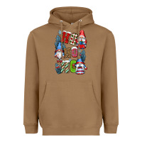 Toasted Coconut ho ho ho gnomes Heavyweight Hoodie - CowGirlArtShop