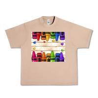 Burro custom teacher name crayons Urban Heavy Tee - NancyCooperArtShop