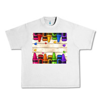 Lunar Rock custom teacher name crayons Urban Heavy Tee - NancyCooperArtShop
