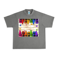 Tornado custom teacher name crayons Urban Heavy Tee - NancyCooperArtShop