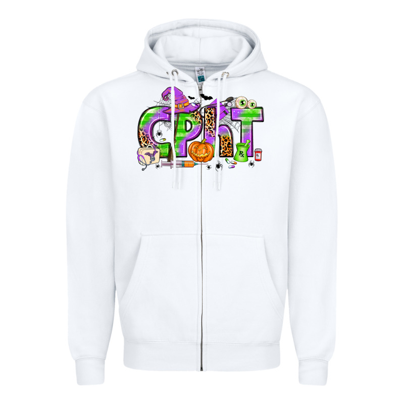 Halloween Cpht Pharmacy Technician Zipper Hoodie by texasbilliewilder | Teevron