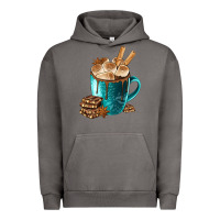 Pigment Tornado Chocolate And Coffee Urban Hoodie - FaDigitalArtStudio