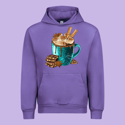 Chocolate And Coffee Urban Hoodie Designed By Fadigitalartstudio