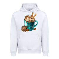 White Chocolate And Coffee Urban Hoodie - FaDigitalArtStudio