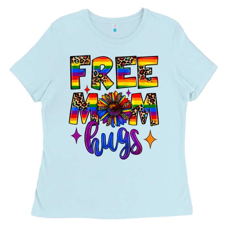 Free Mom Hugs Ladies Tee by JahusDesignShop | Teevron