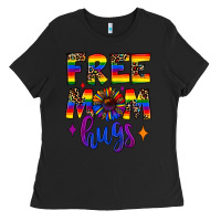 Black free mom hugs Ladies Tee - JahusDesignShop