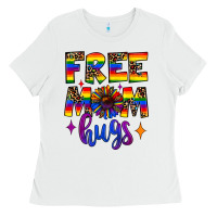 White free mom hugs Ladies Tee - JahusDesignShop