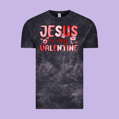 Jesus Is My Valentine Vintage Tee Designed By Maliassmallbusiness