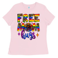 Bubblegum Pink free mom hugs Ladies Tee - JahusDesignShop