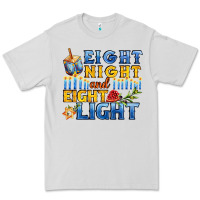 Dove Grey eight night and eight light for hanukkah Premium Tee - AdoDesignShop