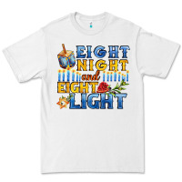 White eight night and eight light for hanukkah Premium Tee - AdoDesignShop