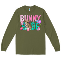 Army Green Bunny Babe Easter Long Sleeve Tee - BundleAndBundleShop