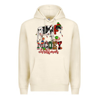 Tofu mooey christmas cow Premium Hoodie - CowGirlArtShop