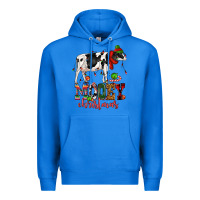 True Royal mooey christmas cow Premium Hoodie - CowGirlArtShop