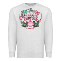 Oatmeal Heather my favorite nurse calls me mom Premium Sweatshirt - CowGirlArtShop