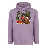 Lavender dear santa just send cows Heavyweight Hoodie - CowGirlArtShop