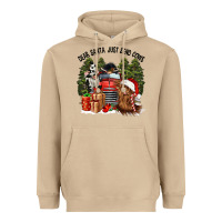 Mushroom dear santa just send cows Heavyweight Hoodie - CowGirlArtShop