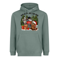 Sage dear santa just send cows Heavyweight Hoodie - CowGirlArtShop