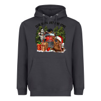 Smoke dear santa just send cows Heavyweight Hoodie - CowGirlArtShop