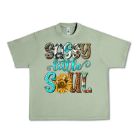 Oil Green sassy little soul Urban Heavy Tee - NancyCooperArtShop