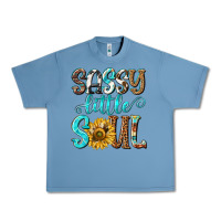Pebble Blue sassy little soul Urban Heavy Tee - NancyCooperArtShop